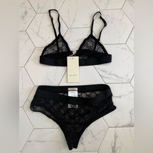 Black Off Brand Underwear Set